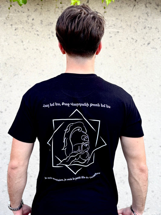 T-shirt noir Katch Vartan