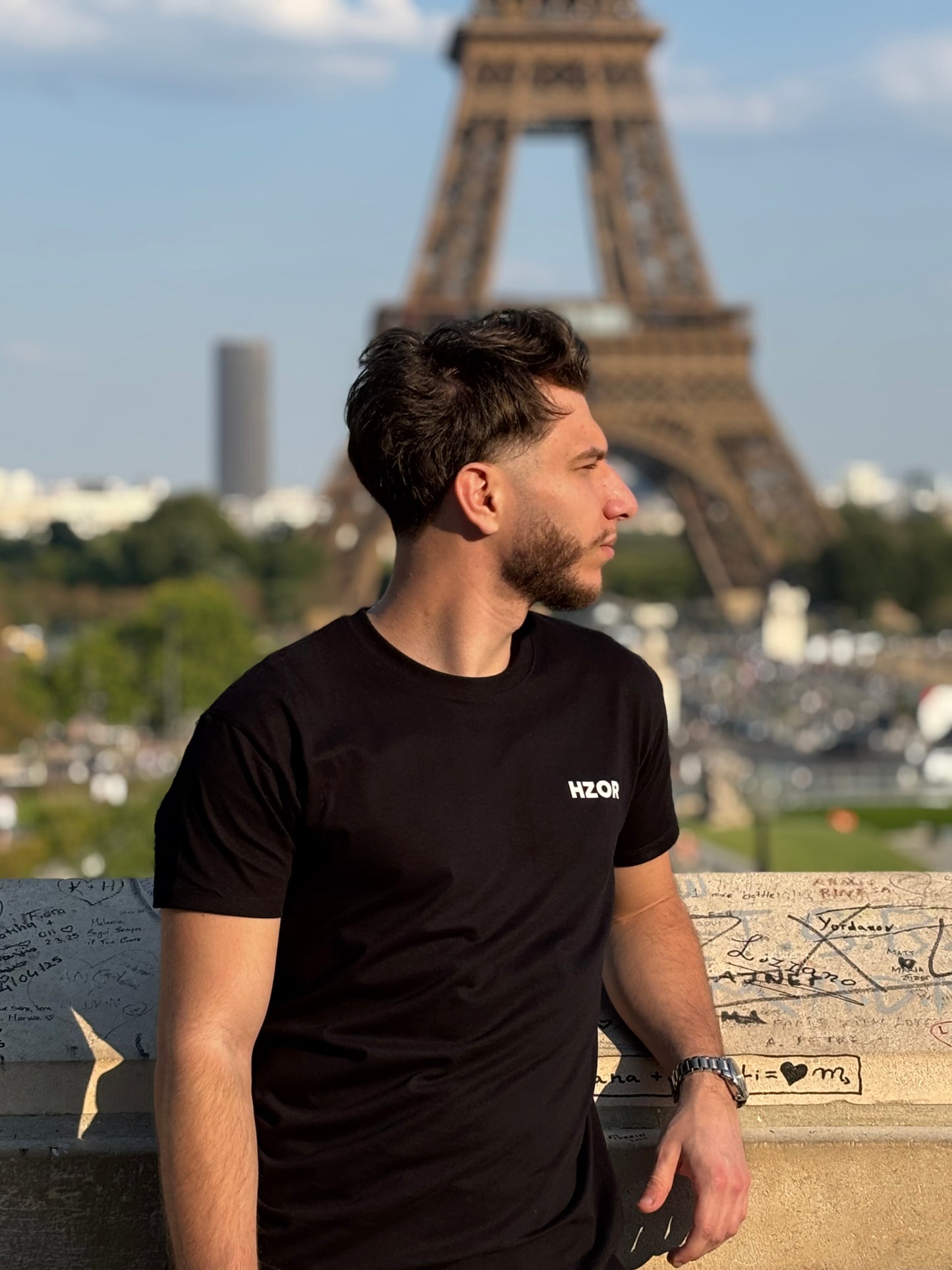 T-shirt noir Katch Vartan