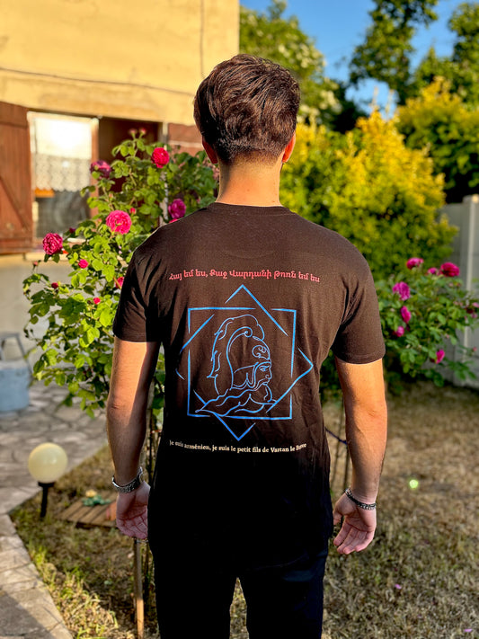 T-shirt noir Katch Vartan - Couleur Arménie