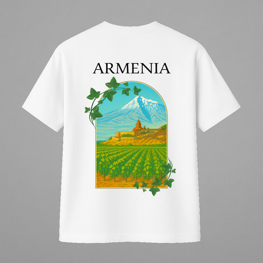T-shirt Oversize Blanc ARMENIA