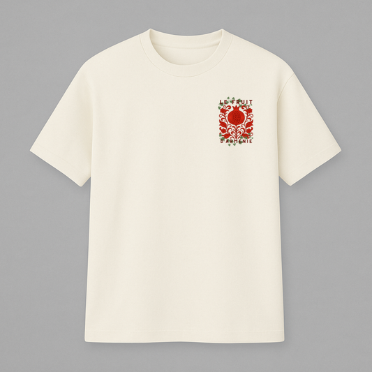 T-shirt Oversize Blanc Écru Grenade