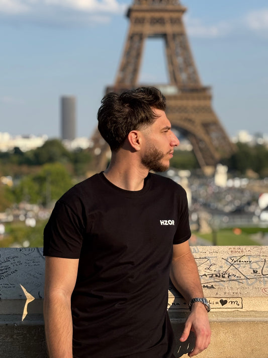 T-shirt noir Katch Vartan