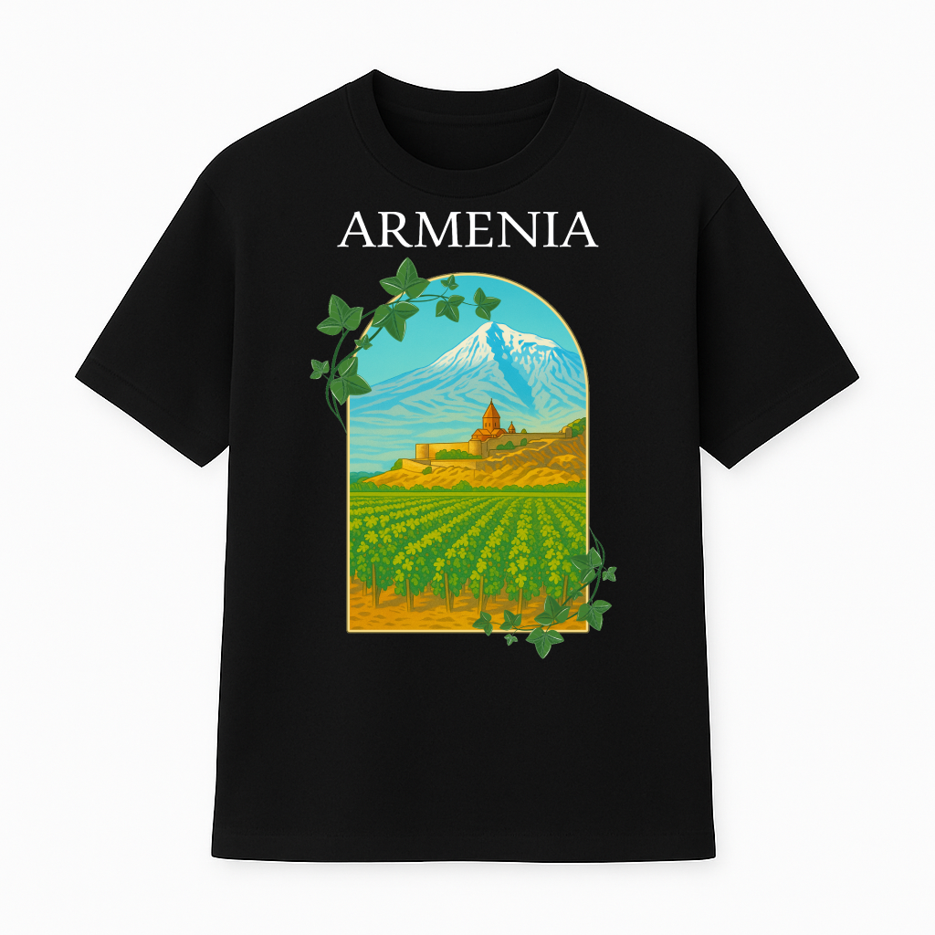 T-shirt Oversize Noir ARMENIA
