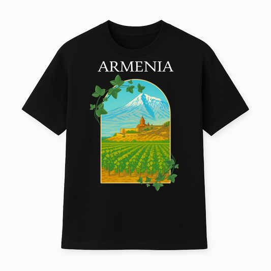 T-shirt Oversize Noir ARMENIA