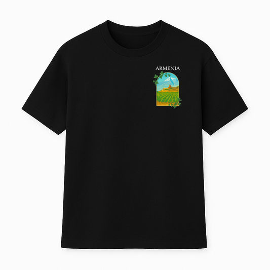 T-shirt Oversize Noir ARMENIA
